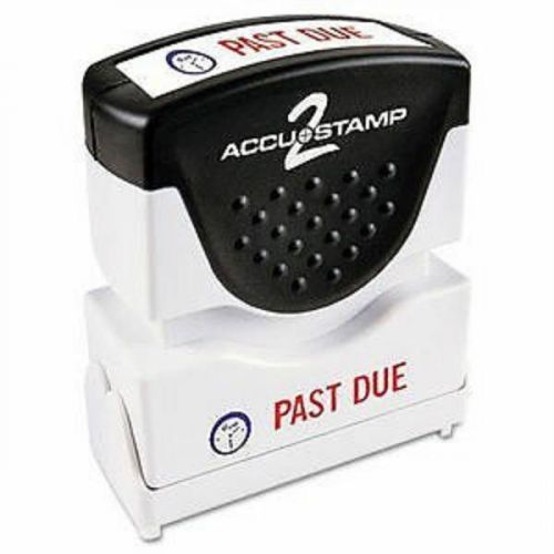 COSCO Premium 2-Color Shutter Stamp &#034;PAST DUE&#034; *Brand New Factory Sealed*