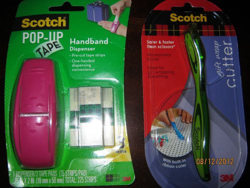 Scotch Pop-up handband tape and cutter!