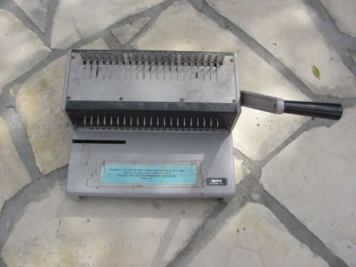 SPIRAL Ibico A4-PB Manual Comb Binding Machine Used SWISS MADE