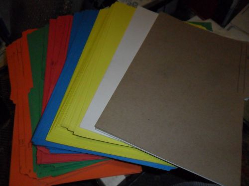 Box of 132 New Multi-coloured Legal File Folders