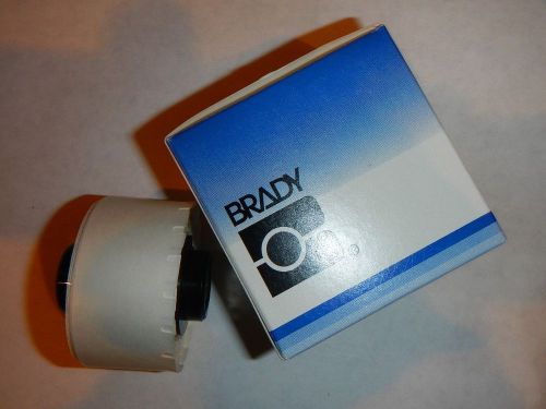 Thermal printer ribbon white brady ptl-10-427 roll of 750 for sale