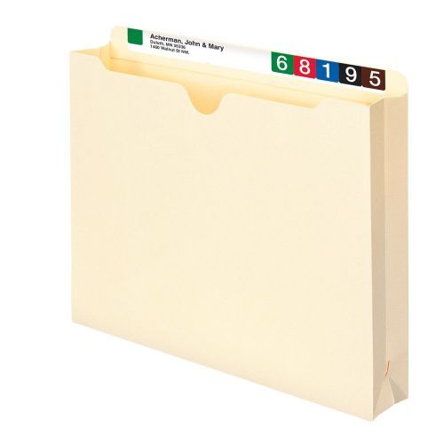 Smead Jackets, Letter Size, Straight Cut, Thick, Office, 2-Inch Expansion, New