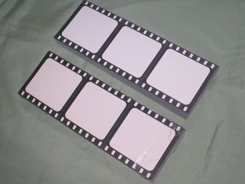 2 hollywood type film perforated paper note pads 1 sealed 1200 notes 3.25x3.25 for sale