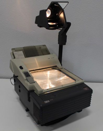 3M 9550 Twin Bulb Overhead Projector Plus DF-20 Automatic Transparency Feeder