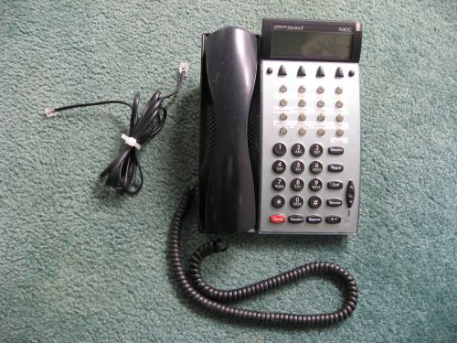 NEC DTERM Series E Business Phone Set DTP-16D-1C (BK) French Black Used