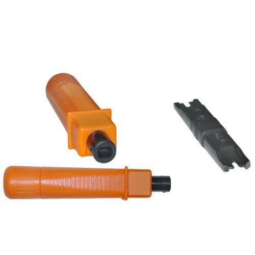 C&amp;E Punch Down Tool with Impact Adjustment Includes 110/88 Blade (CNE43941)
