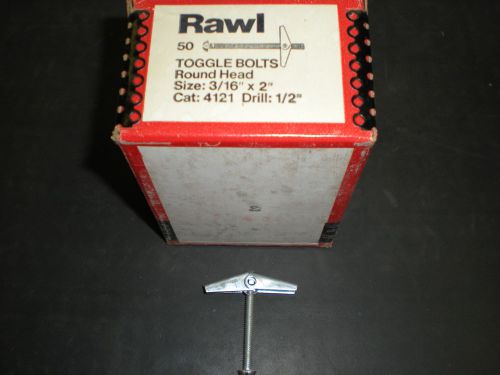 RAWL #4121 TOGGLE BOLTS 3/16&#034; X 2&#034;