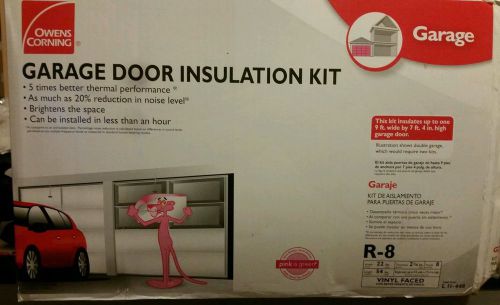 Owens - corning garage door insulation kit includes r-8 fiberglass panel #500824 for sale