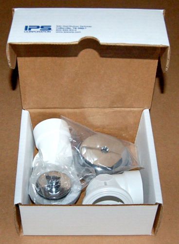 Ips aba1310 chrome one-hole overflow half kit turn top drain 62059 - new / boxed for sale