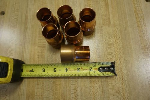 1 1/4   copper reducing coupling mueller streamline  lot of 6 for sale