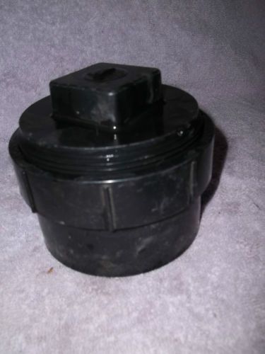 Pluming fitting    clean out adapter  with plug   4&#034; for sale