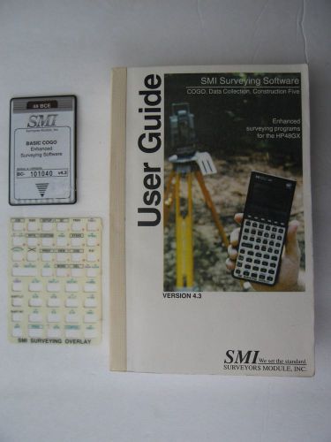 SMI 48 BCE Surveying Card for HP 48GX Calculator