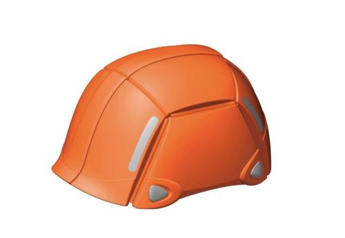 TOYO Safety Hard Hat for disaster prevention folding helmet No100 Orange