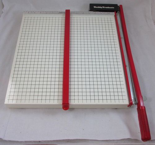 Buddy Products 16in. x 16in. Heavy Duty Gullotine Paper Cutter!! NR!!