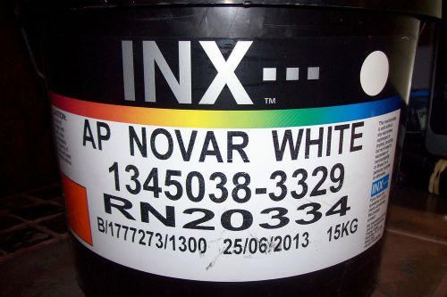 INX Screen Printing Ink AP Novar White 1345038-3329  RN20334  - 15 KG - INX34