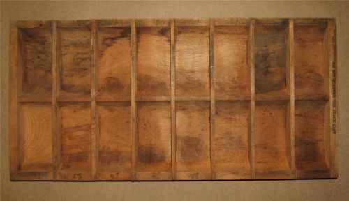 Antique Letterpress Type Quarter Drawer Wood No 3070 Space Case Tray   xx84  3#