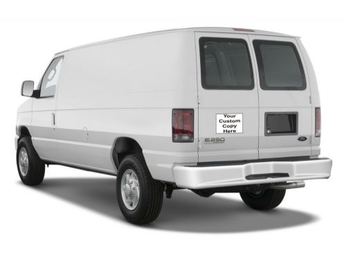 9&#034; x 12&#034; rect .030 custom magnetic vinyl sign your copy m color car truck van for sale