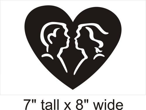 2X Bobby and Susie Silhouette Car Vinyl Sticker Decal Removable Product F63