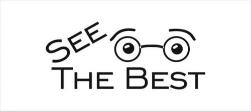 2X SEE THE BEST - Car Vinyl  Sticker Decal Removable Gift - 387