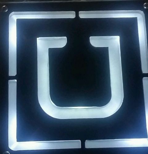 Uber sign custom made.