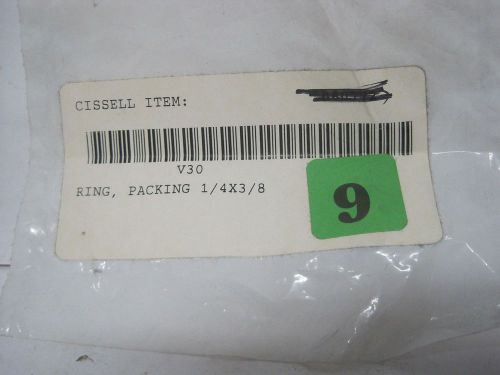 Cissell Replacement Packing Ring V30 1/4&#034; x 3/8&#034; NIB Lot of 12