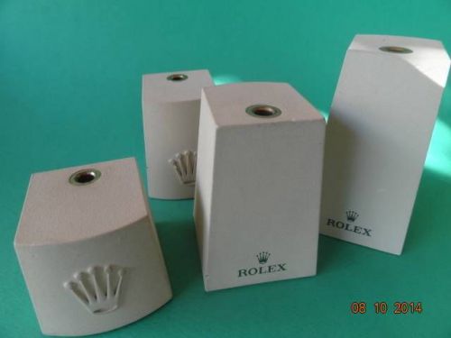 ROLEX 4 AUTHENTIC WATCH STORE DISPLAY STANDS JEWELLER&#039;s SHOP