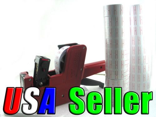 New MX-5500 Price Tag Label Gun with 2 Tubes 20 Rolls Labels