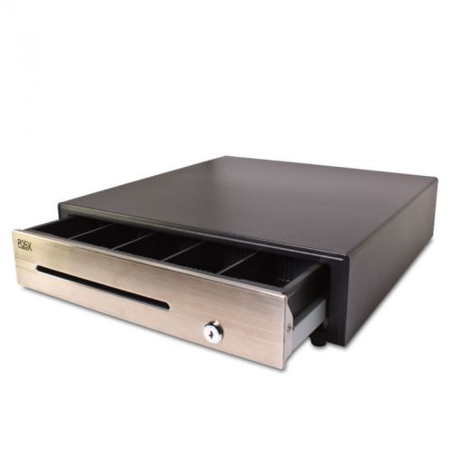 Pos-x 16 x 16 hd cash drawer aldelo stainless steel new for sale