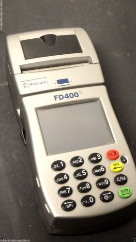 Firstdata fd400ti fd-400 ti 001864064 rev c04 - credit debit card pos terminal for sale