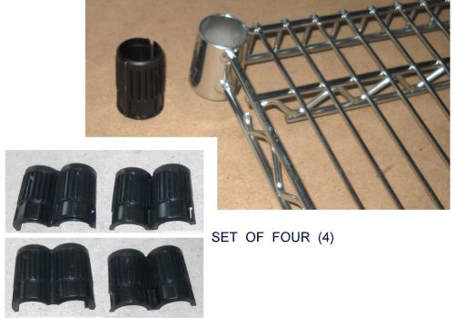 Set of 4 NSF/SPG PCS3 Shelf Couplers/Shelving Sleeves for Larger 1-1/4&#034; Openings