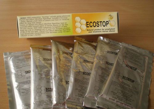 5 x Ecostop lamellae  / Beekeeping / treatment of varroatos