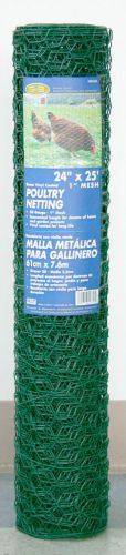 Gilbert and Bennet 308452B Mat 24-in x 25 1-in Mesh PVC Coated Green Poultry Net