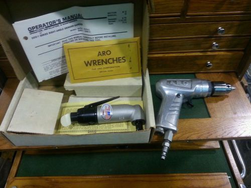 ARO 90 DEGREE GRINDER AND  DRILL  GUN 5000 RPM  1/4 CHUCK  EXCELLENT