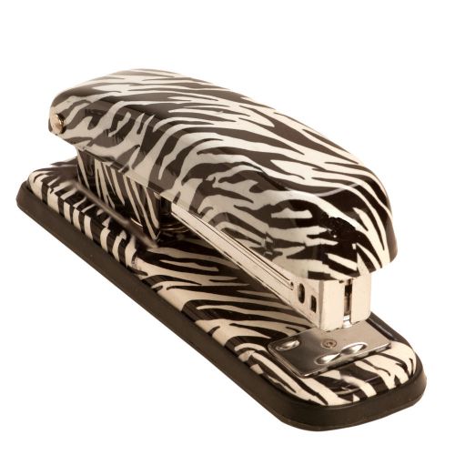 Womens Acrylic Zebra Exotic Safari Animal Print Utility Office Work Stapler