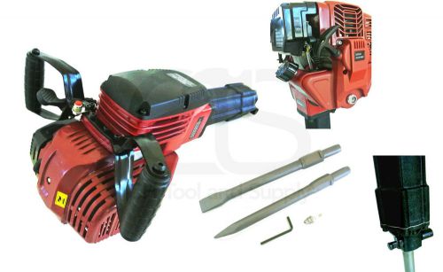Gas powered heavy duty demolition hammer with chisels,concrete,cement,tile for sale