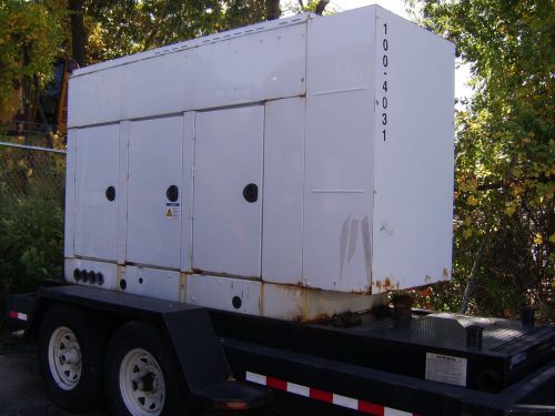 Used 100 kW Cummins diesel trailer mounted generator model DGDB