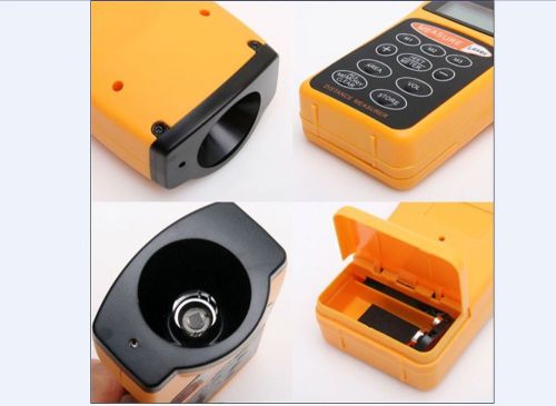 Lcd digital ultrasonic tape distance meter measurer estimator tool laser pointer for sale