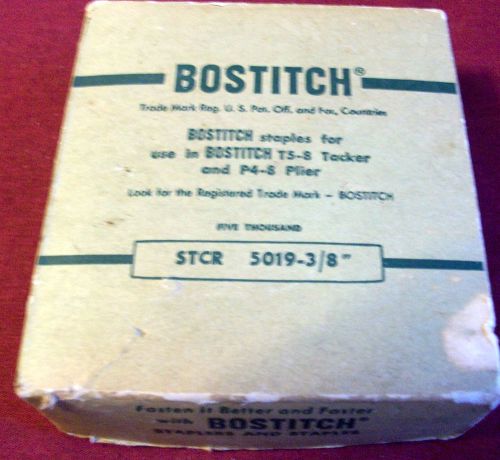 BOSTITCH 3/8&#034; Staple STCR5019 3/8 4550 COUNT BOX ~ FREE SHIPPING