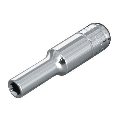 TEKTON 14118 1/4 in. Drive by 3/16 in. Deep Socket  Cr-V  6-Point