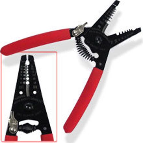 New 6&#034; Wire Stripper Crimper Cutter w Red Cushioned Handle TAIC0099 US FREE SHIP