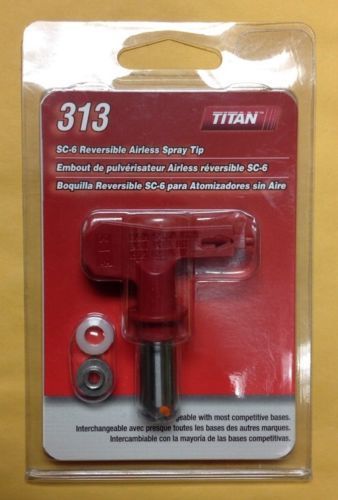 Titan 661-313 662-313 0521914 SC-6 Reversible Airless Spray Tip New in Box