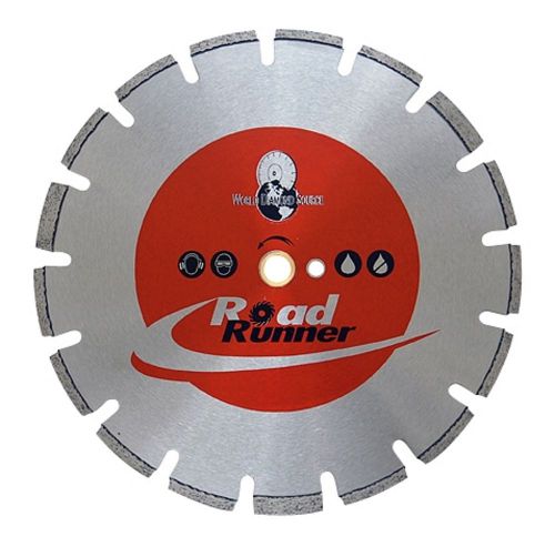 14&#034; diamond blade rips asphalt and green concrete industrial hd road runner for sale