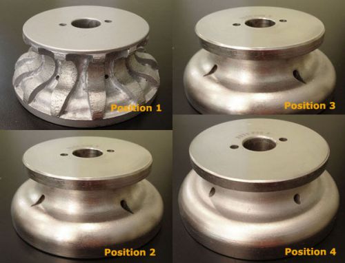 Set of CNC Diamond Profile Wheels Shape F+S