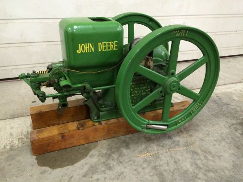 1927 John Deere E Hit and Miss Stationary Gas Engine Running