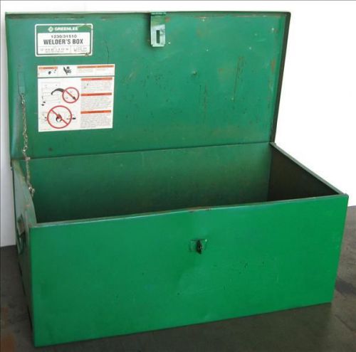 Greenlee 1230/31510 welder&#039;s gang tool box 12 x 30 x 16 for sale