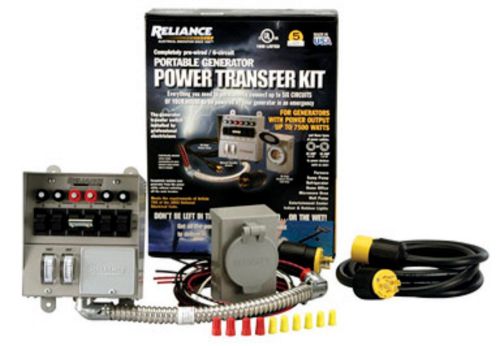 New reliance 7500 w power transfer generator switch kit electric best price for sale