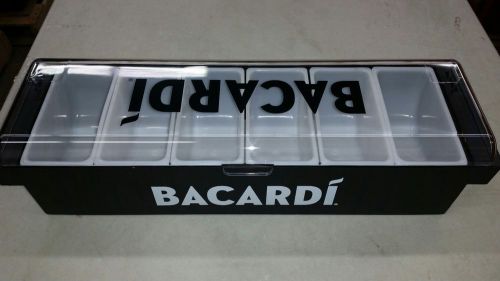 Bacardi Black Plastic Condiment Holder