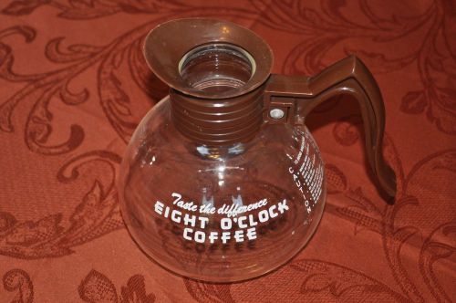 Eight O&#039;Clock Coffee Glass Carafe/Decanter