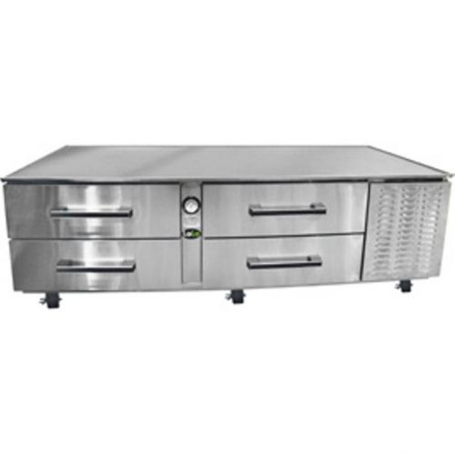 lolo- lRES-78. 78&#034; 4 door refrigerated chef&#039;s base.