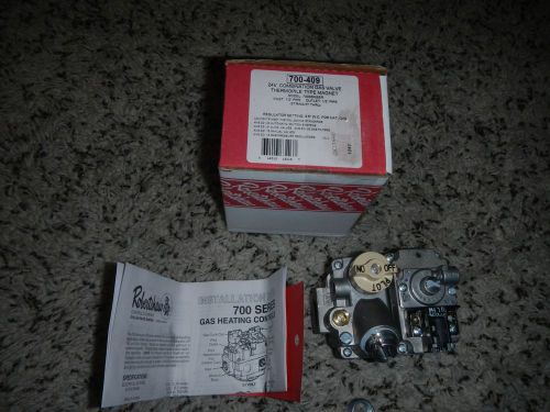 Robertshaw 700-409 combination gas valve 7000bmser thermopile type magnet new for sale